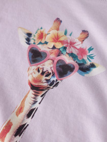 NAME IT Bluse Votea Lavender Fog Giraffe